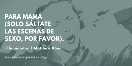 Divertida dedicatoria de Matthew Klein