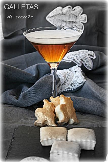 Galletas doradas de cerveza El Ágora de Ángeles galletas de cerveza