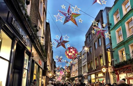 Luces de Navidad en Londres por Eva Rogado 