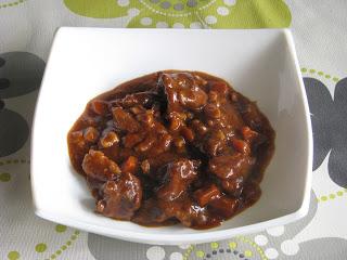 Carne guisada con nueces Carne guisada con nueces
