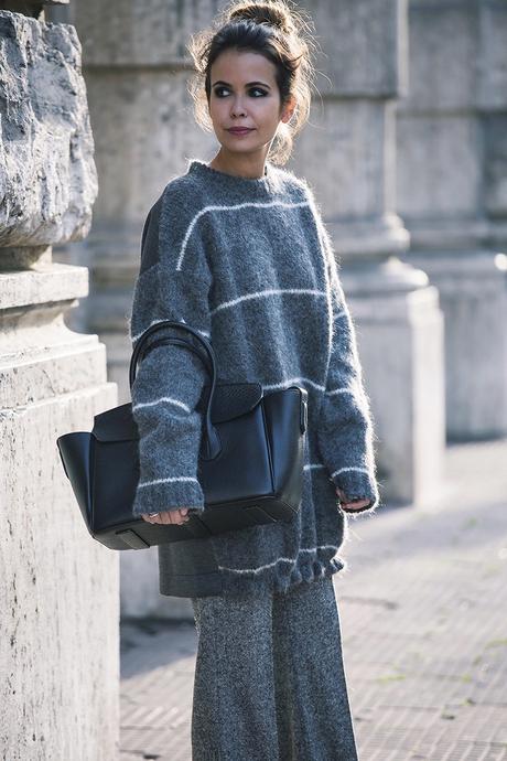 Stella_McCartney-N21_Sweater-Bally_Bag-Outfit-BrunaRosso-Cuneo-Topknot-Grey_Look-Collage_Vintage-Street_Style-2