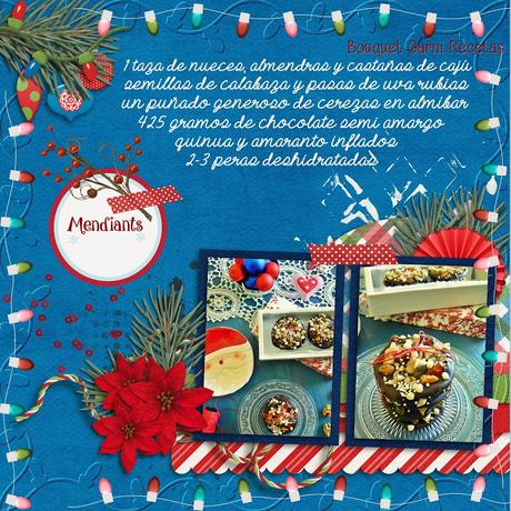 Receta de Navidad. Mendiants