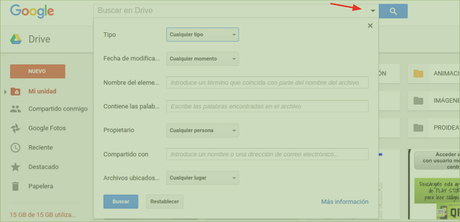 Google Drive mejora la búsqueda de documentos Google Drive mejora la búsqueda de documentos