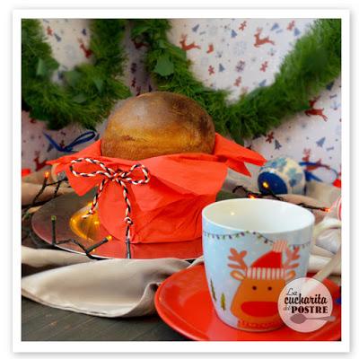 NAVIDAD 2015 (II): PANETTONE CON CHOCOLATE, PASAS Y NARANJA / CHRISTMAS 2015 (II): PANETTONE WITH CHOCOLATE, RAISIN AND ORANGE