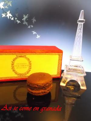 Macarons de chocolate Macarons de chocolate