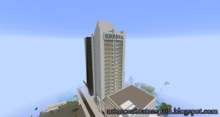 Réplica Minecraft de la Torre Duo de Bolivia.