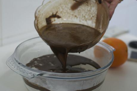 Receta Brownie de chocolate, naranja y nueces DSC_0255