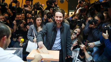 España vota hoy con Podemos como opción de cambio.