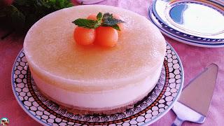 Tarta mousse de mango