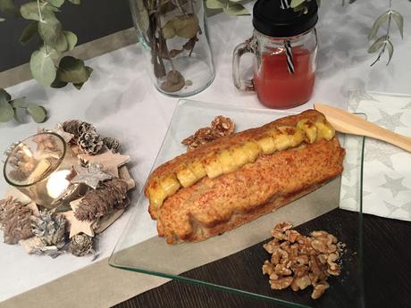 Plum-cake plátano y nueces Plum-cake plátano y nueces