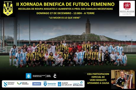 II XORNADA BENÉFICA DE FÚTBOL FEMENINO EN A CORUÑA CON LA PRESENCIA DE VERO BOQUETE