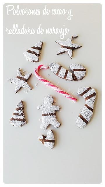 Polvorones de cacao Valor y ralladura de naranja Polvorones de cacao Valor y ralladura de naranja