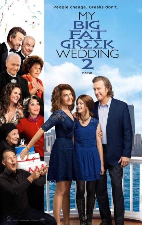 Afiche de la comedia romántica #MiGranBodaGriega2. Estreno en cines, 25 de marzo de 2016 Afiche de la comedia romántica #MiGranBodaGriega2. Estreno en cines, 25 de marzo de 2016