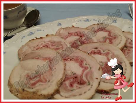 * Cinta de lomo rellena con salsa a la reducción de Pedro Ximenez (Olla GM-E) * Cinta de lomo rellena con salsa a la reducción de Pedro Ximenez (Olla GM-E)