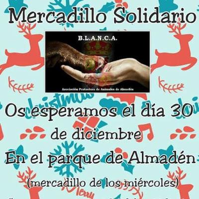 Mañana: miércoles de mercadillo solidario en Almadén