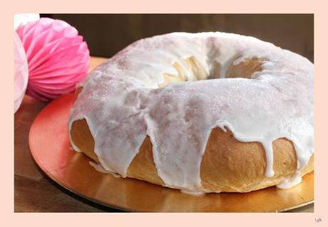 Roscón de champán y fresas... para Bake the World Roscón de champán y fresas... para Bake the World