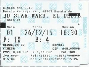 Star Wars: El despertar de la Fuerza (“Star Wars. Episode VII: The Force Awakens”) (4.0)