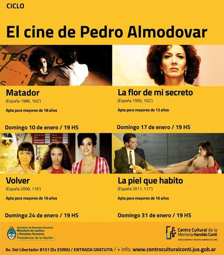 Ciclo: El cine de Pedro Almodóvar en el Haroldo Conti