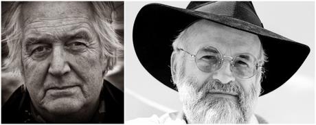 Henning Mankell (izq) y Terry Pratchett (derecha) Mankell_Terry