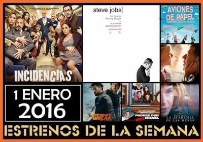 Estrenos de la Semana 1 de Enero de 2016 Estrenos de la Semana 1 de Enero de 2016
