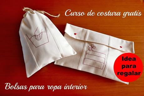 Curso de costura gratis: Cómo hacer una bolsa de tela Curso de costura gratis: Cómo hacer una bolsa de tela