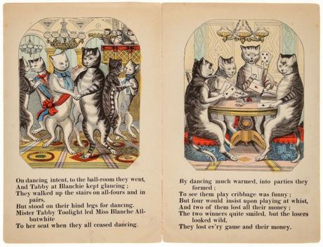 La colección de gatos de Marianne C. Gourary Fiesta de gatos,de Tom Mouser (1865)