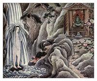 “Cuentos tradicionales de Japón”, de Richard Gordon Smith O-Ai-san continúa sus oraciones bajo la cascada