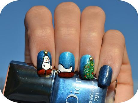 Nail Art - Snoopy Navidad Nail Art - Snoopy Navidad