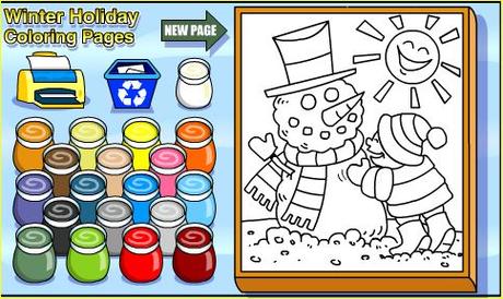 5 Dibujos de Navidad para colorear Online 5 Dibujos de Navidad para colorear Online