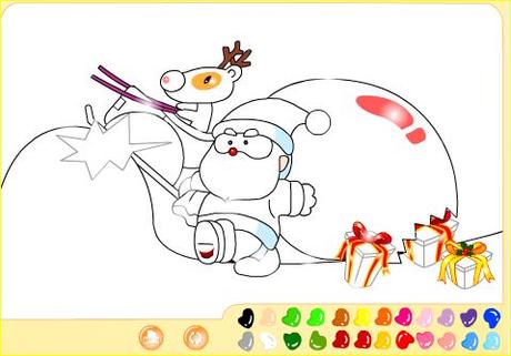 5 Dibujos de Navidad para colorear Online 5 Dibujos de Navidad para colorear Online