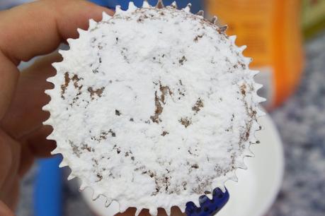 Cupcakes de cava y limón rellenos de lemon curd y nocilla para celebrar el año nuevo