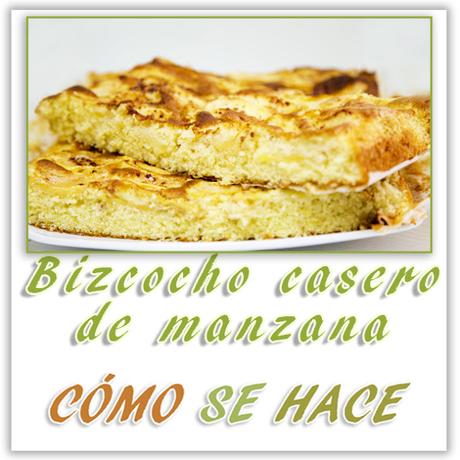 BIZCOCHO CASERO DE MANZANA