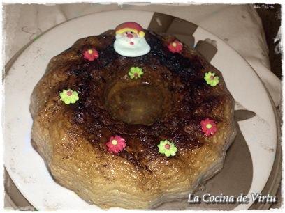 Flan de Turrón al microondas Flan de Turrón al microondas