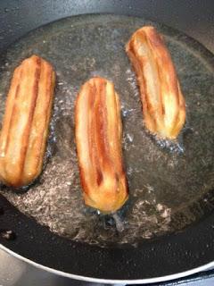 CHURROS RELLENOS DE CHOCOLATE CON CHOCOLATE BLANCO A LA TAZA