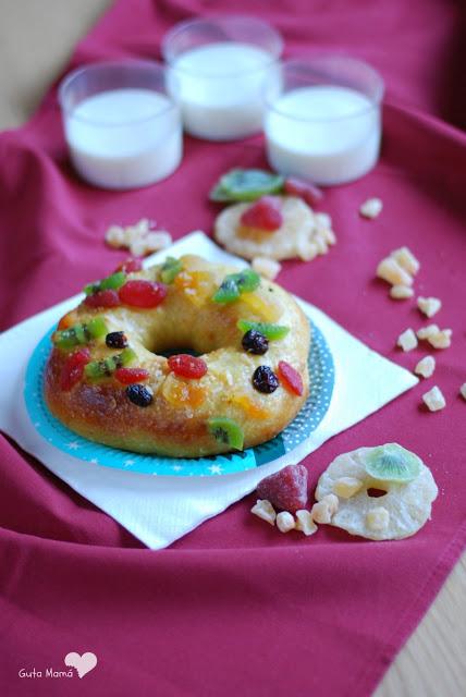 Roscón de Reyes sin lácteos Roscón de Reyes sin lácteos