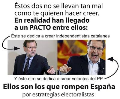 Mas y Rajoy, como dos gotas de agua