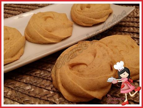 * Galletas-rosas de calabaza (thermomix)