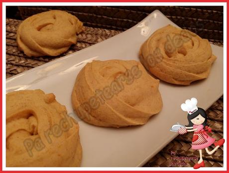 * Galletas-rosas de calabaza (thermomix)