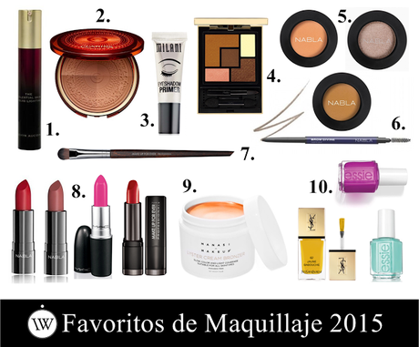 ♥ Mis productos Favoritos de Maquillaje en 2015 ♥ Mis productos Favoritos de Maquillaje en 2015