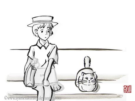 39 ilustraciones de Studio Ghibli al estilo tradicional sumi-e 39 ilustraciones de Studio Ghibli al estilo tradicional sumi-e