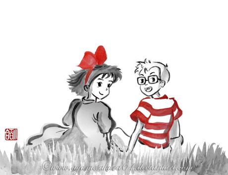 39 ilustraciones de Studio Ghibli al estilo tradicional sumi-e 39 ilustraciones de Studio Ghibli al estilo tradicional sumi-e