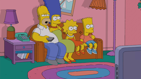 Los Simpson como en los 80tas