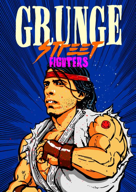 Street Fighter Grunge: Las estrellas del Grunge mimetizados con los personajes de Street Fighter