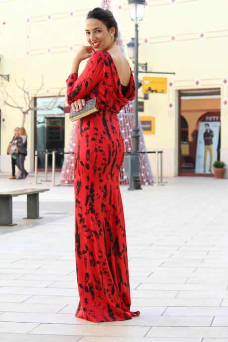 VESTIDO ROJO CAROLINA HERRERA 10