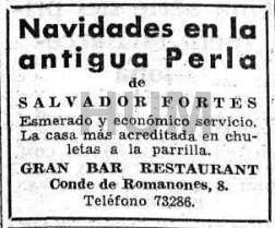 La Sociedad de La Parrilla y las chuletas madrileñas. Madrid, 1916