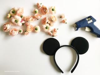 Como hacer una vincha con orejas de Minnie y flores Como hacer una vincha con orejas de Minnie y flores