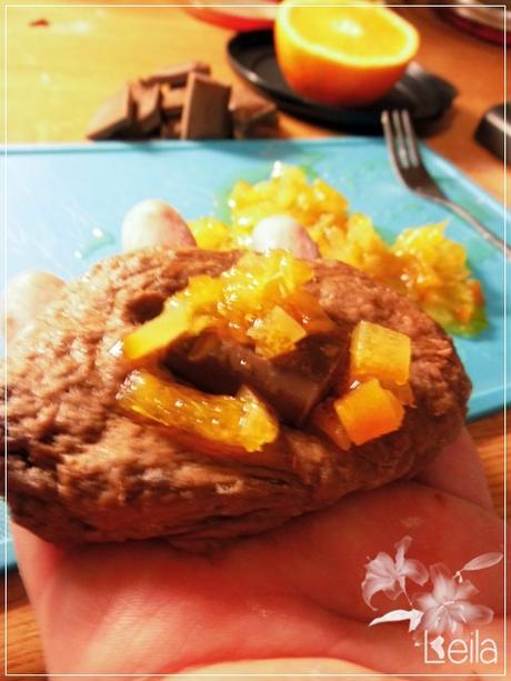 Brioche de chocolate a la naranja con glasa de naranja Brioche de chocolate a la naranja con glasa de naranja