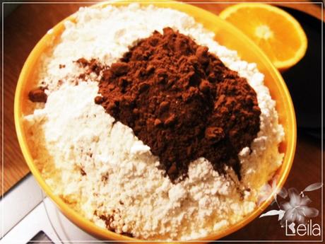 Brioche de chocolate a la naranja con glasa de naranja Brioche de chocolate a la naranja con glasa de naranja