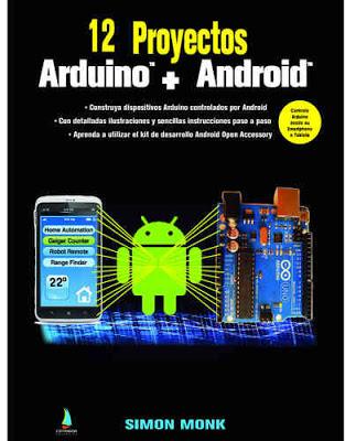 Portada del libro 12 Proyectos Arduino + Android