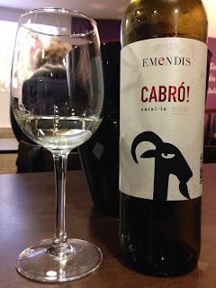 VIERNES DE VINOS: Cabró! Blanc de Emendis VIERNES DE VINOS: Cabró! Blanc de Emendis